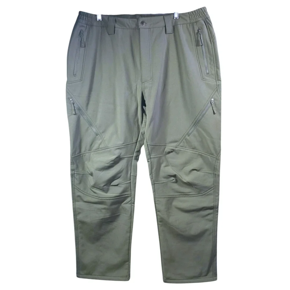 Free Soldier Tactical Softshell Pants Mens 40 Olive Green Fleece Lined Hiking